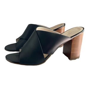 Cole HAAN cris cross slide block heel size 11 preowned